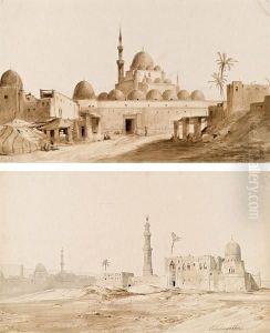 Mappe Mit 10 Anischten Aus Dem
Orient: Siout In Ob. Egypten, Moschee, Esneh In Ober Egypten by Geyer, Alexius