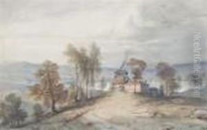 View Of Lakeside Estate by Geyer, Alexius