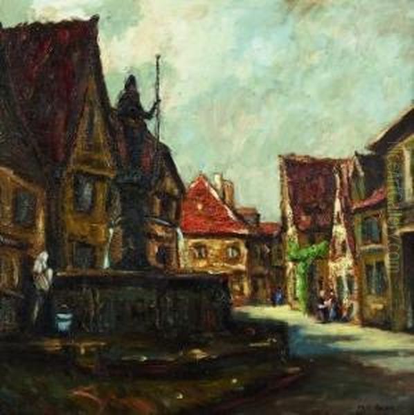 Brunnen In Einem Mainstadtchen - view 1
