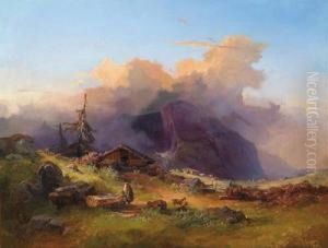 Auf Der Hochalm by Georg Geyer