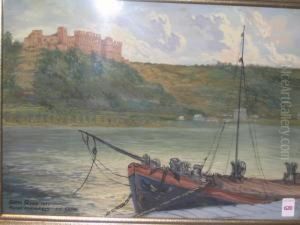 Geyer, Austrian Ruine Rheinfels, St. Goar by Georg Geyer