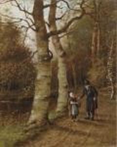 The Little Saleswoman by Adriaan Marinus Geijp