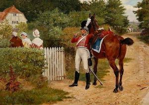 The Girl I Left Behind Me, 1886 by Randolph Caldecott