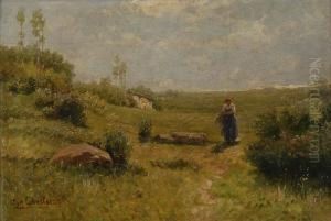Paesaggio Con Contadina Paesaggio Con Contadina