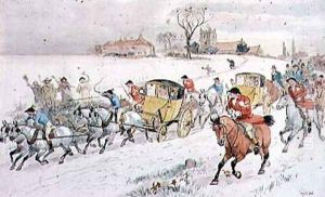 Diana Wood's Wedding- returning from Church by Randolph Caldecott