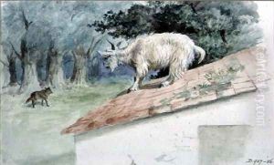 The Kid and the Wolf by Randolph Caldecott