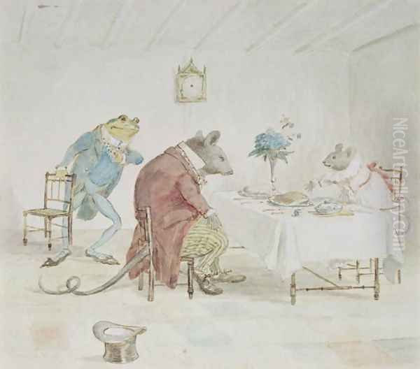 Illustration of Animals' Tea Party - view 1