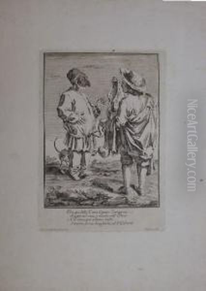 Maschere
, Acquaforte, Sculp. Di Filippi Vasconi, In Basso - view 1