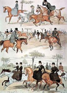 Riding Side-saddle by Randolph Caldecott