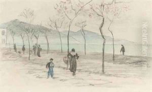 Trouville au bord de la mer by Randolph Caldecott
