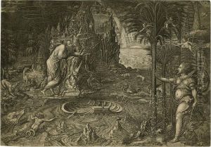 Der Traum Des Raphael by Giorgio Ghisi