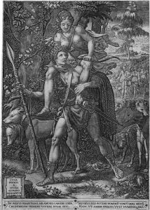 Allegorie Der Jagd by Giorgio Ghisi