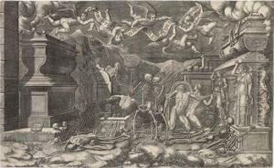 The Vision Of Ezekiel by Giorgio Ghisi