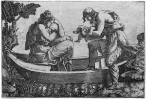 Danae Und Perseus Als Kind