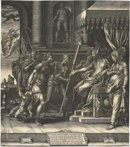 The Calumny Of Apelles by Giorgio Ghisi