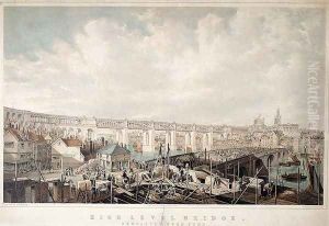 High Level Bridge, Newcastle upon Tyne by James Wilson Carmichael