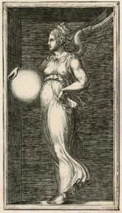 Allegorical Figure Holding A Sphere (bartsch 34)