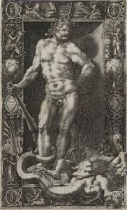 Hercules Victorious Over The Hydra (bartsch 44) Hercules Victorious Over The Hydra (bartsch 44)