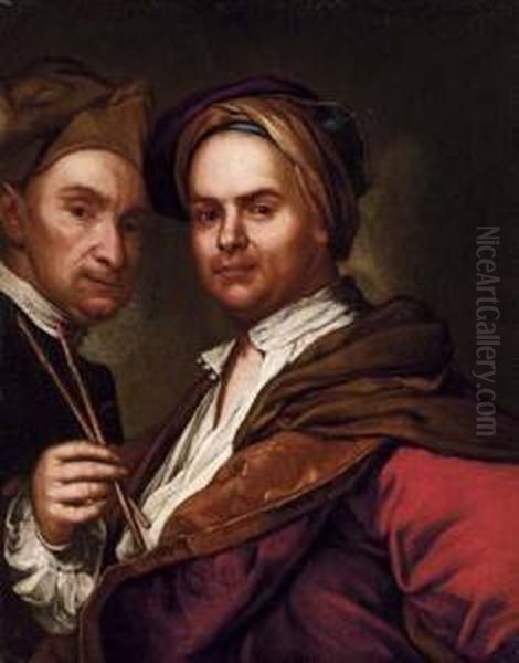 Ritratto Del Pittore Pietro Gilardi E Del Musicista Marcantonio Bernardi - view 1