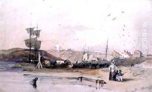 Alnmouth, Northumberland by James Wilson Carmichael