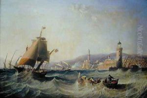 Genoa, 1862 by James Wilson Carmichael
