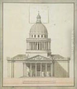 Facade : Elevation Du Pantheon (projet Posterieur A 1791)