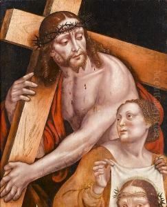 Christ Bearing The Cross With Saint Veronica by Giampietrino