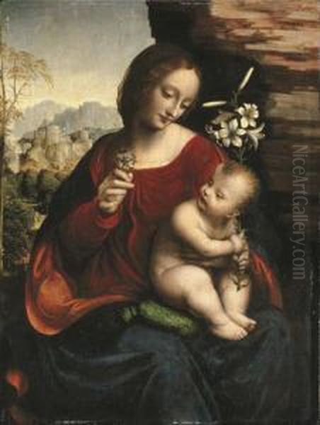 The Madonna And Child In A Rocky Landscape - view 1