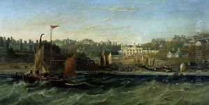 Bournemouth From the Sea, 1861 by James Wilson Carmichael