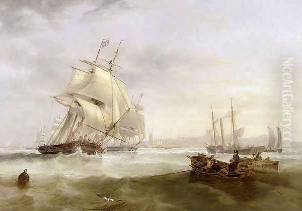 Shipping off Hartlepool - view 1
