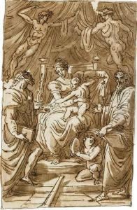 Madonna Col Bambino E Santi