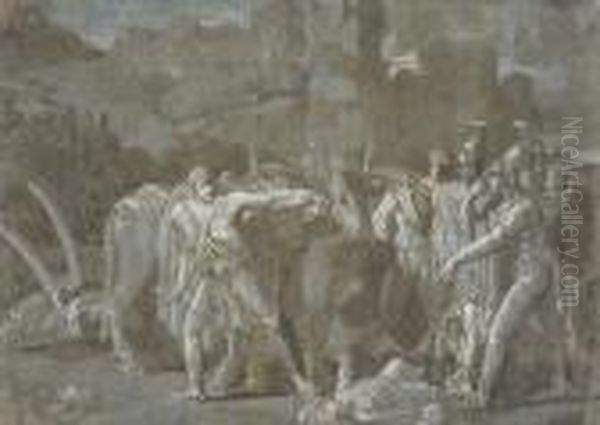 Hero With Two Oxen - view 1