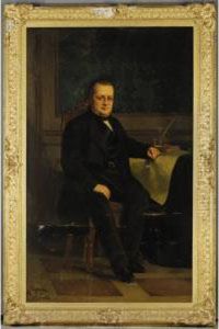 Portrait Of Count Camillo Benso Di Cavour (1810-1861)