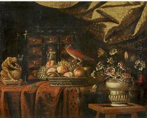 Natura Morta Con Uccello by Antonio Gianlisi The Younger