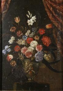 Vaso Di Fiori by Antonio Gianlisi The Younger