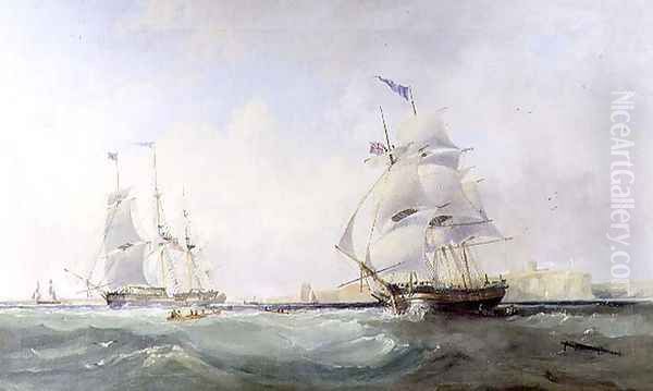 Whalers Entering the Tyne, c.1830 - view 1