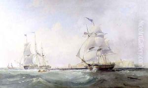 Whalers Entering the Tyne, c.1830