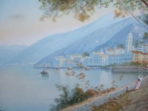 Neapolitan Coastal Scene by Gianni