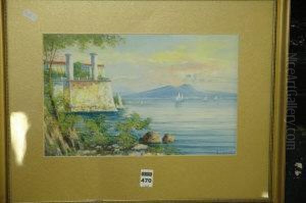 Bay Of Naples And Vesuvius - view 1