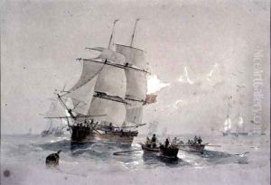 Shipping 2 by James Wilson Carmichael