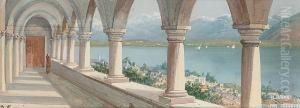 Looking Over An Italian Lake Looking Over An Italian Lake
