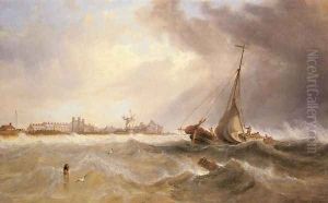 Shipping off a Coast in Choppy Seas