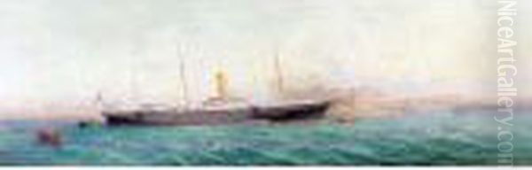 A Yacht In Valetta Harbour - view 1