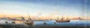 The Bay Of Naples by Girolamo Gianni