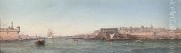 The Entrance To The Grand Harbour From Ricasoli Point,valetta - view 1