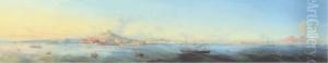 Veduta Di Napoli Dal Mare by Girolamo Gianni