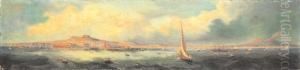 Veduta Di Napoli Dal Mare by Girolamo Gianni