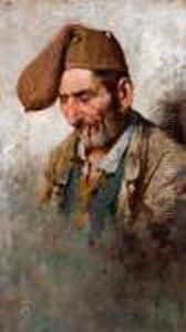 Pescatore Con Pipa by Giuseppe Giardiello