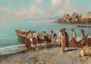 Pescatori Sulla Costa Napoletana Pescatori Sulla Costa Napoletana