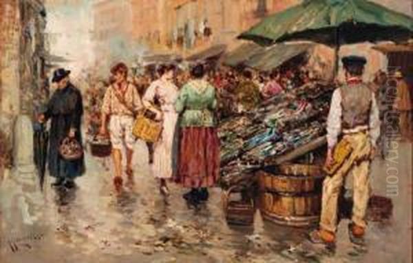 A Busy Market - view 1